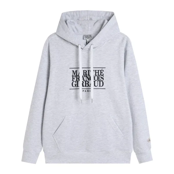 GRA Color-Block Hoodie Beige and Brown Hoodie - 60