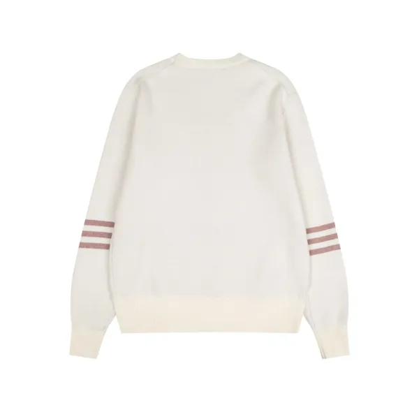 Maison Margiela Daisy Embroidered Sweater Black - 9