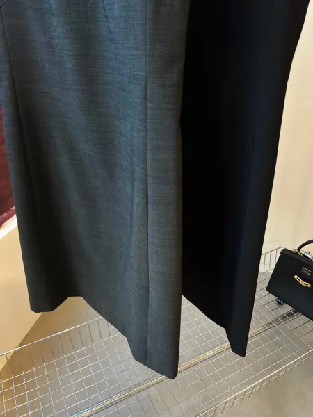 Black Sleeveless A-Line Knit Dress - 6