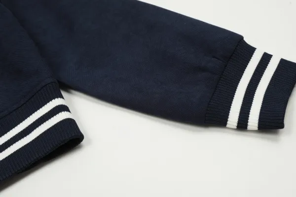 Polo Ralph Lauren Varsity Jacket Navy White Outerwear - 11