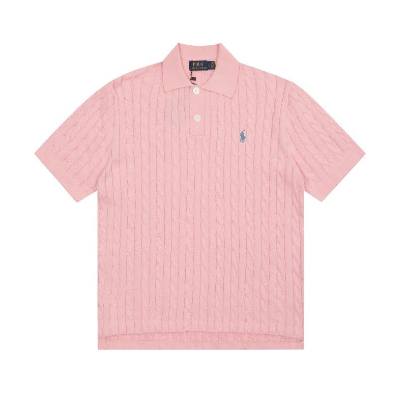 Polo Ralph Lauren Cable Knit Polo Purple - 40