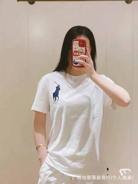 Polo Ralph Lauren Big Pony 3 Sleeve Graphic T-Shirt Gray - 5