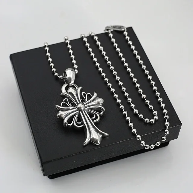 Chrome Hearts Jewelry Cross and fleur-de-lis pendant necklaces product detail image 12