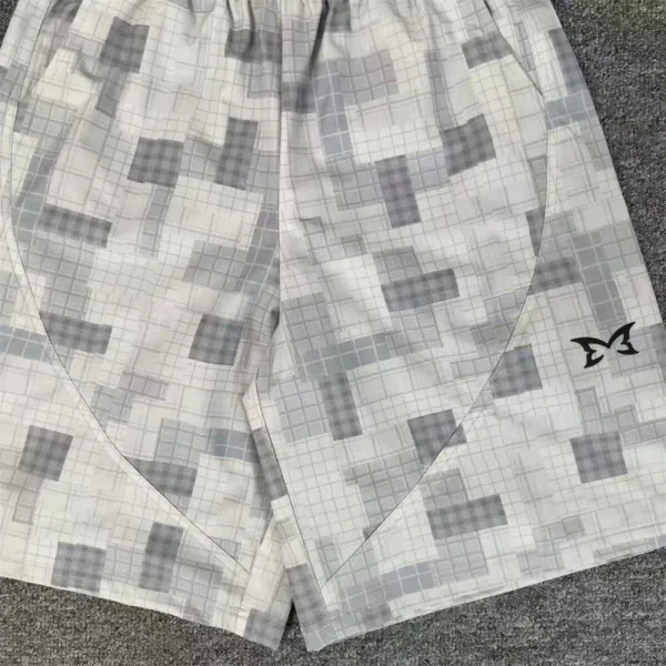 Digital Pionker Pixel Grid Shorts White/Gray - 13