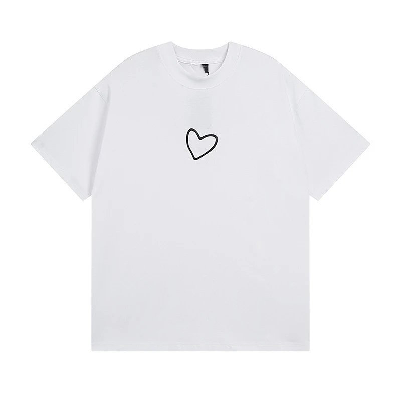 Saint Tears Heart Outline Pink T-Shirt - 7