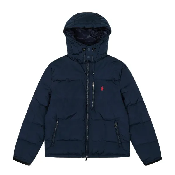 Polo Ralph Lauren Puffer Hooded Jacket Army Green Down-Jacket - 10
