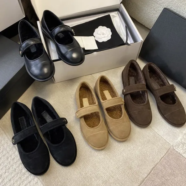 Gucci Horsebit Loafer Slippers Black Faux Suede Shearling-Trimmed Slip-Ons - 2
