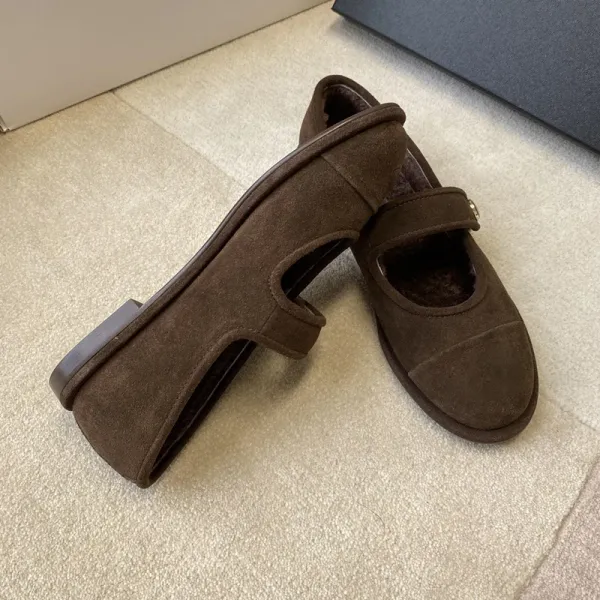 Gucci Horsebit Loafer Slippers Black Faux Suede Shearling-Trimmed Slip-Ons - 18