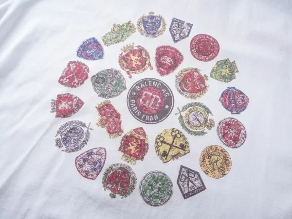 Gallery Dept. Crest Circle Print White T-Shirt - 17