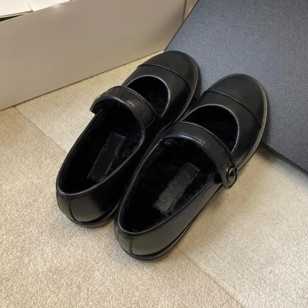 Gucci Horsebit Loafer Slippers Black Faux Suede Shearling-Trimmed Slip-Ons - 26