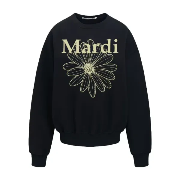 Maison Margiela Mardi Daisy Print White Hoodie - 10