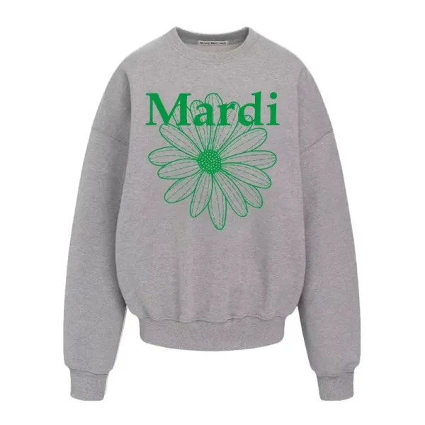 Maison Margiela Mardi Daisy Print White Hoodie - 18