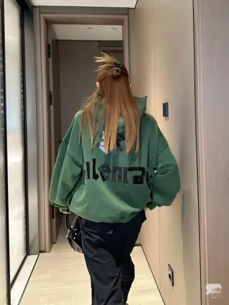 Balenciaga BALENCIAGA AC Distressed Gray Hoodie - 5