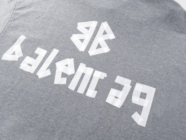 Balenciaga BALENCIAGA AC Distressed Gray Hoodie - 14