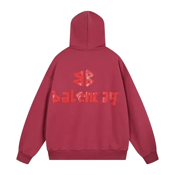 Balenciaga BALENCIAGA AC Distressed Gray Hoodie - 24