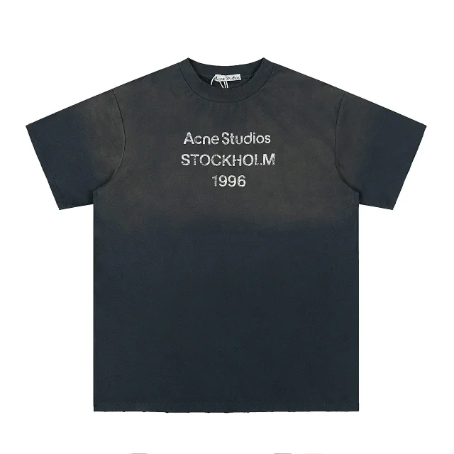 Acne Studios T-Shirts Stockholm 1996 Logo Print product detail image 4
