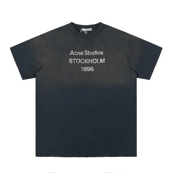 Acne Studios Stockholm 1996 Distressed Print T-Shirt - 5