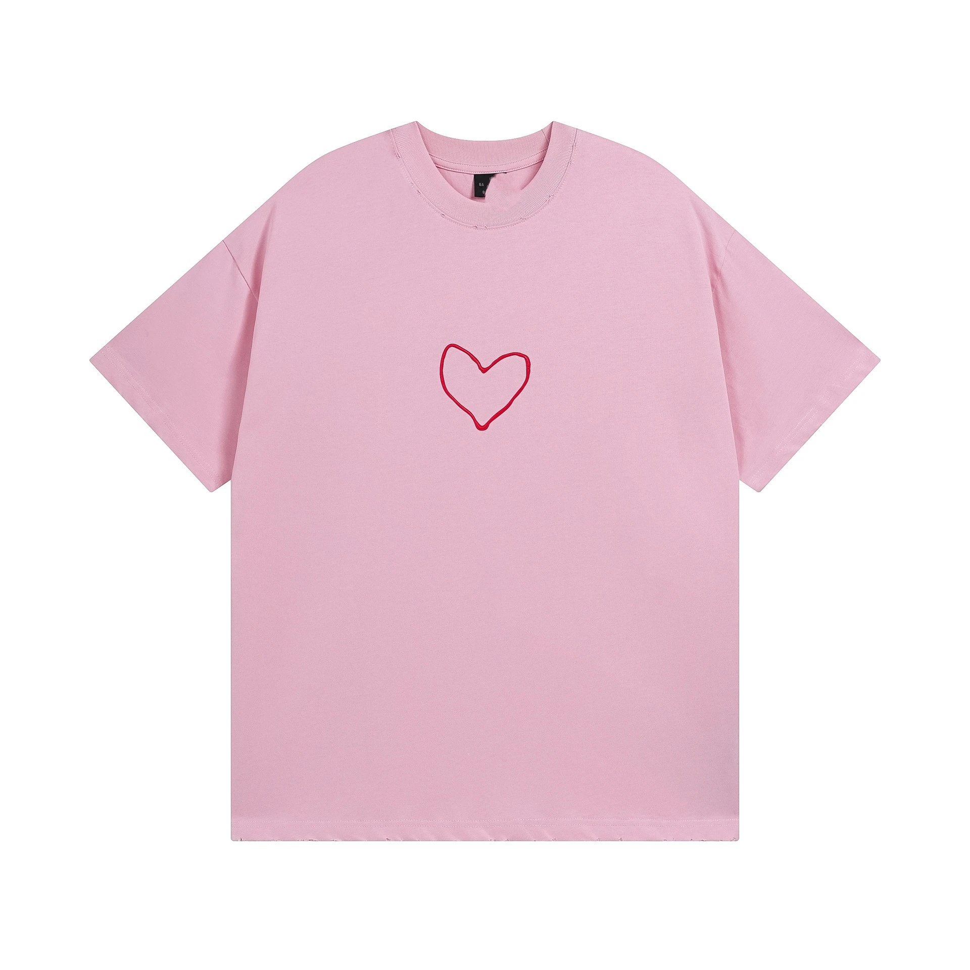 Saint Tears Heart Outline Pink T-Shirt - 4