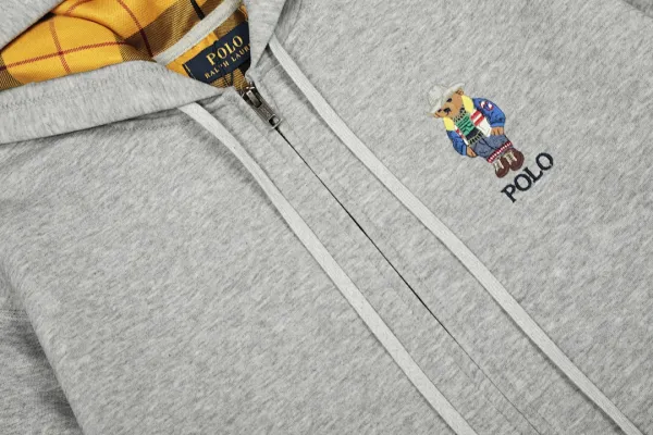 Polo Ralph Lauren Bear Logo Full-Zip Hoodie White - 10