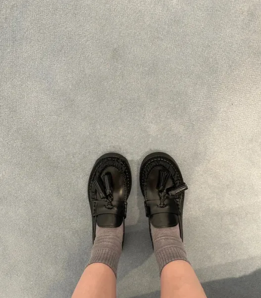 Prada Tassel Loafers Black Leather Shoes - 4