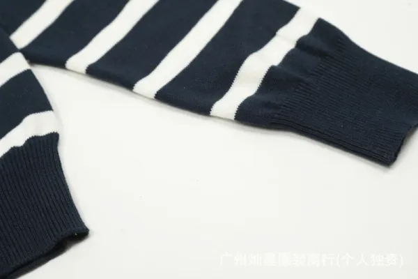 Ralph Lauren Striped Navy and White Cardigan - 33