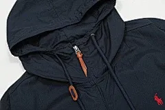 Ralph Lauren Polo Windbreaker Beige Hooded Jacket - 14