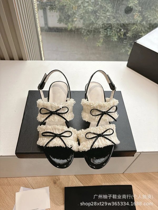 Dior J'Adior Ruffled Mule Black Heels - 15
