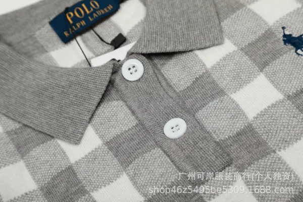 Polo Ralph Lauren Gingham Knit Polo Yellow - 10