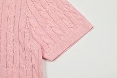 Polo Ralph Lauren Cable Knit Polo Purple - 18