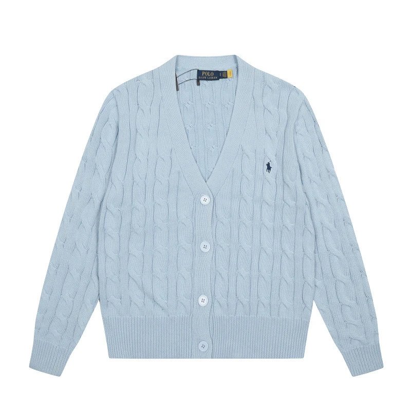Ralph Lauren Cable Knit Cardigan Beige Sweater - 4