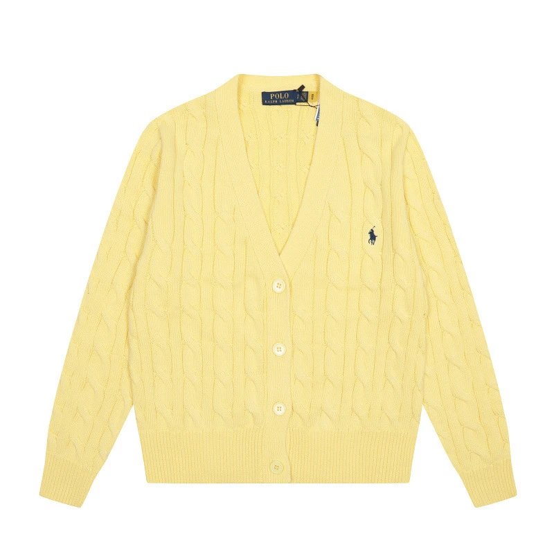 Ralph Lauren Cable Knit Cardigan Beige Sweater - 28
