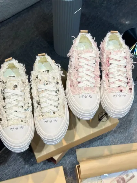 Saint Tears x Imposter London Deconstructed Pink Floral Sneakers - 11