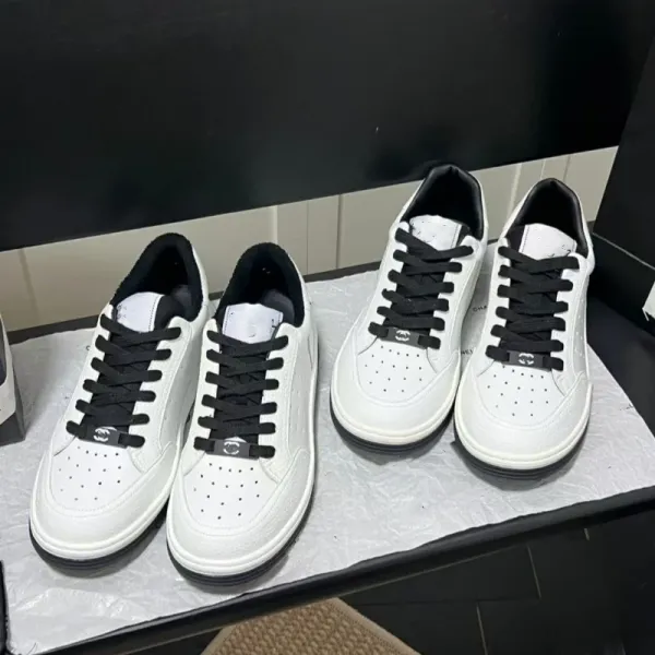 Saint Tears Perforated Leather Sneakers White - 9