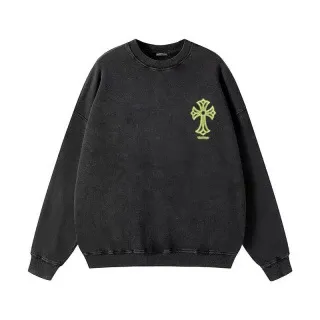 Gallery Dept. Cross Print Washed Black Hoodie - 14