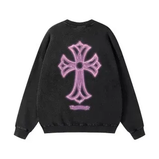 Gallery Dept. Cross Print Washed Black Hoodie - 17