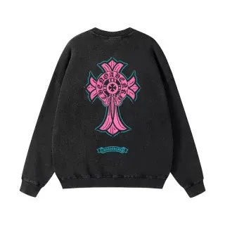 Gallery Dept. Cross Print Washed Black Hoodie - 27