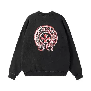 Gallery Dept. Cross Print Washed Black Hoodie - 33