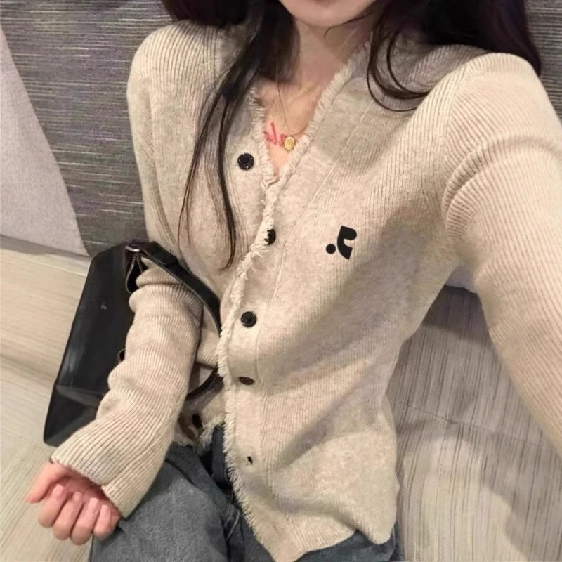 Rest and Recreation V-Neck Knit Cardigan