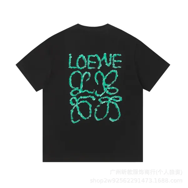 Loewe Puzzle Logo Patch Black T-Shirt - 21