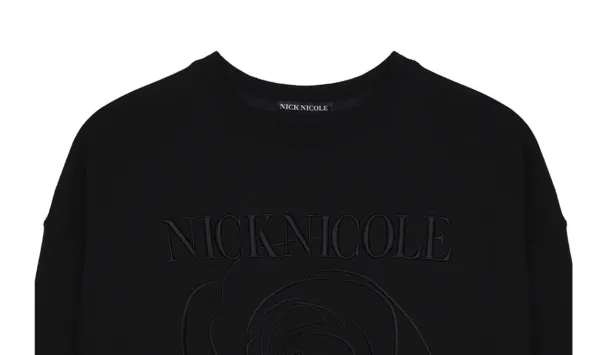 NickNicole Rose Graphic Hoodie White - 18