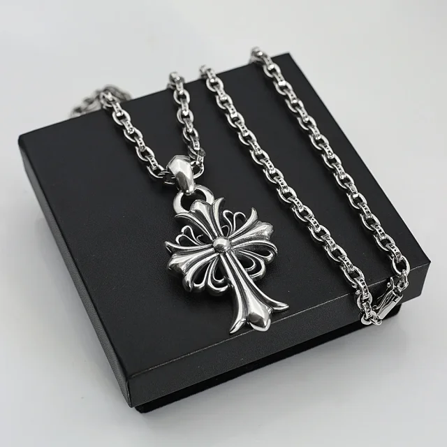 Chrome Hearts Jewelry Cross and fleur-de-lis pendant necklaces product detail image 7