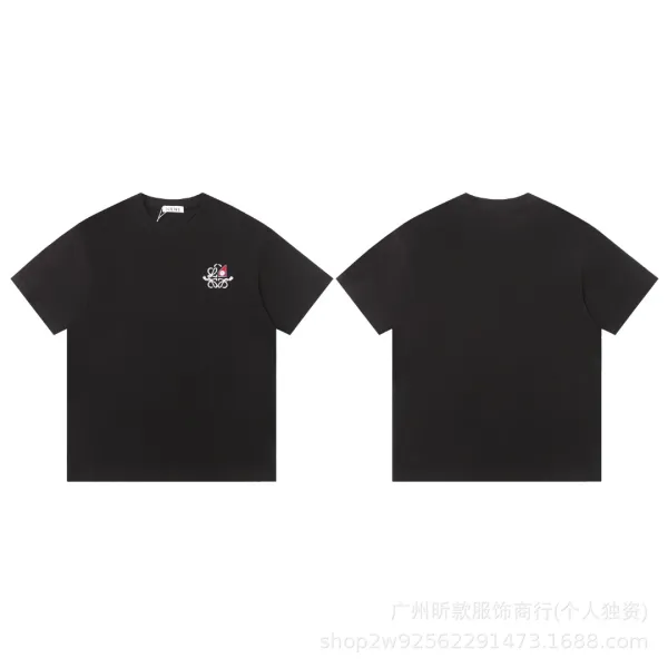 Loewe Puzzle Logo Patch Black T-Shirt - 16