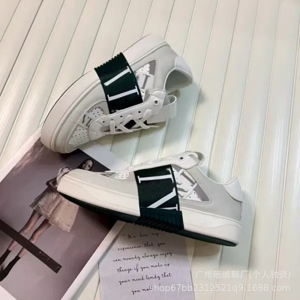 Dior B23 Low-Top Perforated White Gray Sneakers - 22