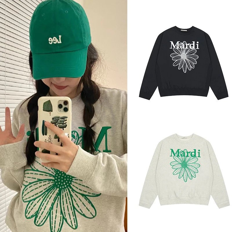 Daisy and Dachshund Print Sweatshirt