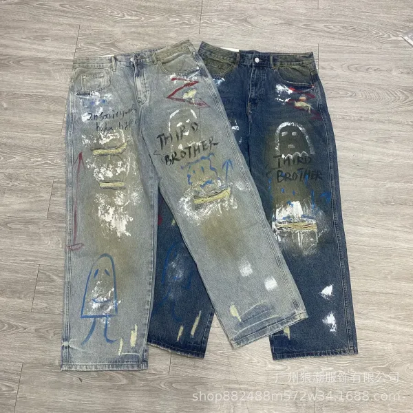 Distressed Denim Shorts Light Blue Shorts - 28