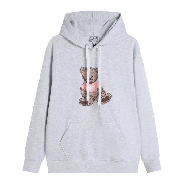 GRA Color-Block Hoodie Beige and Brown Hoodie - 76