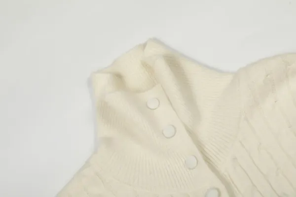 Vivienne Westwood Orb Cable Knit Cardigan Pale Yellow - 9