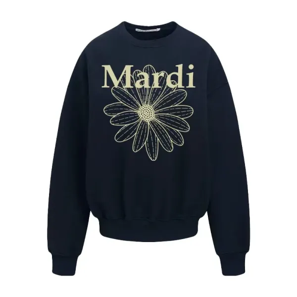 Maison Margiela Mardi Daisy Print White Hoodie - 11