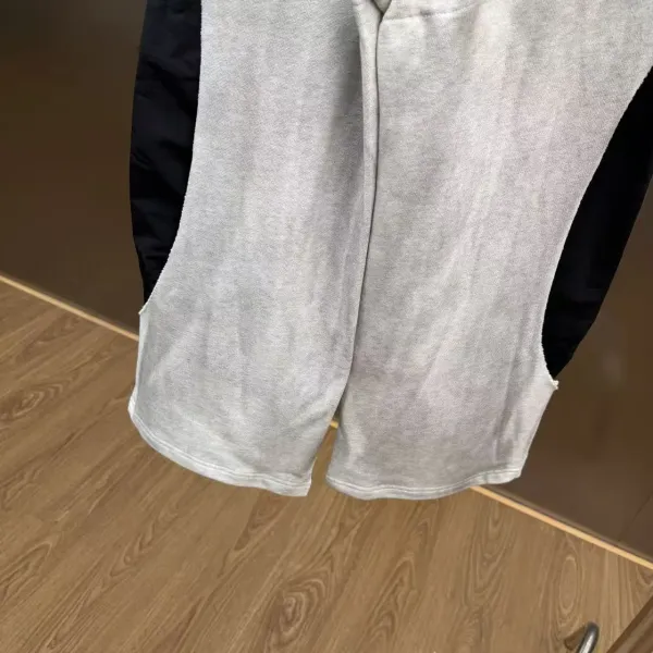 Adidas Originals Track Pants Gray/Black Three-Stripe Cutout Sweatpants - 19
