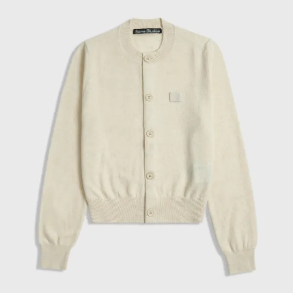 Maison Margiela Tabi Cardigan Beige Sweater - 7